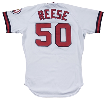1988 Jimmie Reese Game Worn California Angels Home Coachs Jersey – Angels Retired Number